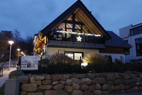 Foto Haus Weihnachtsdeko